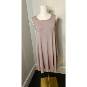 Toad and Co Daisy Rib Sleeveless Swing Dress Large (B120271)